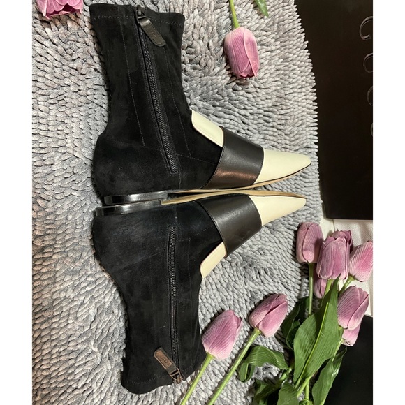 Bally Color Block Flat Ankle Boots - Picture 4 of 12